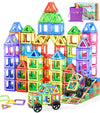 COOLJOYA Magnetische Bausteine 48 Teile, Magnetspiel STEM Magnetbausteine, Montessori Spielzeug ab 3 Jahre
